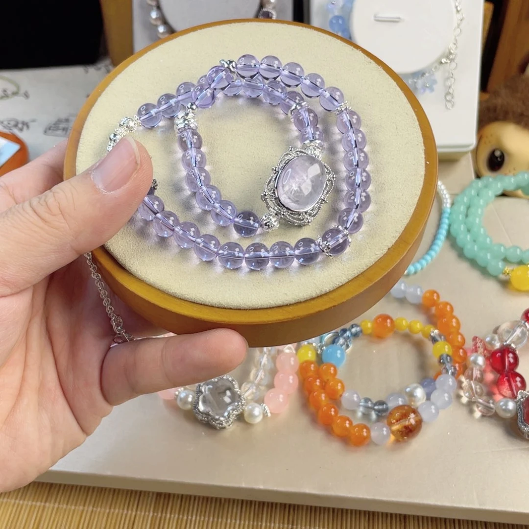 木变石手饰银S925镀金镶嵌