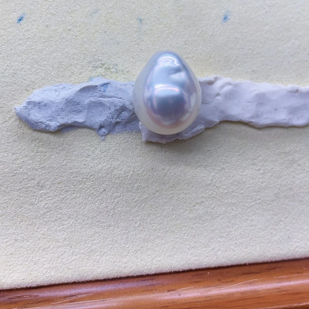 海水珍珠裸珠澳白宝石光12mm