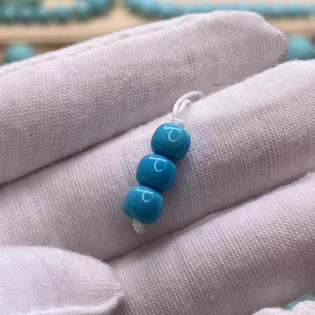 绿松石未镶嵌珠宝奇石5.8mm