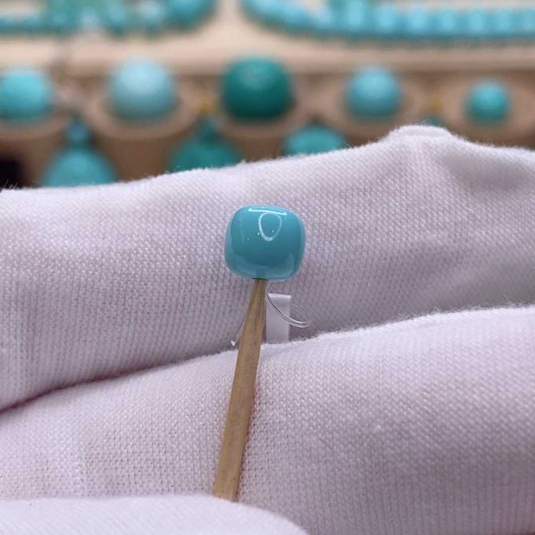 绿松石未镶嵌珠宝奇石6.5mm