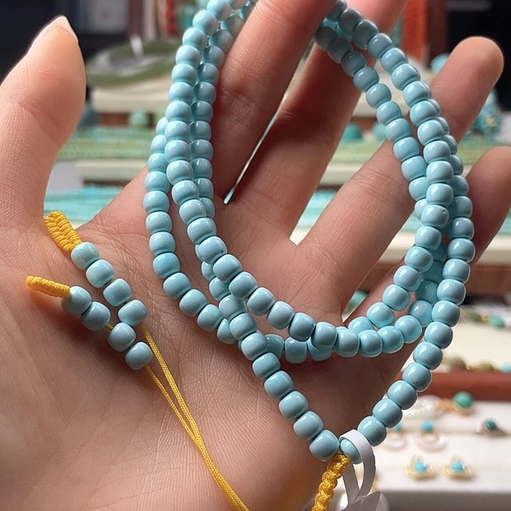 绿松石未镶嵌项链