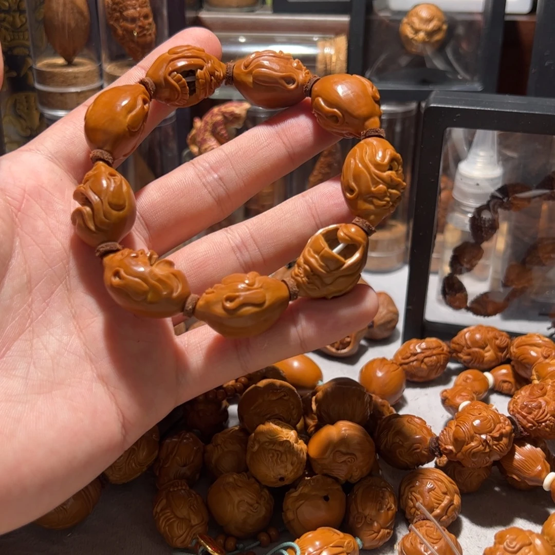 爆***.橄榄核手串/手链手工大嘴