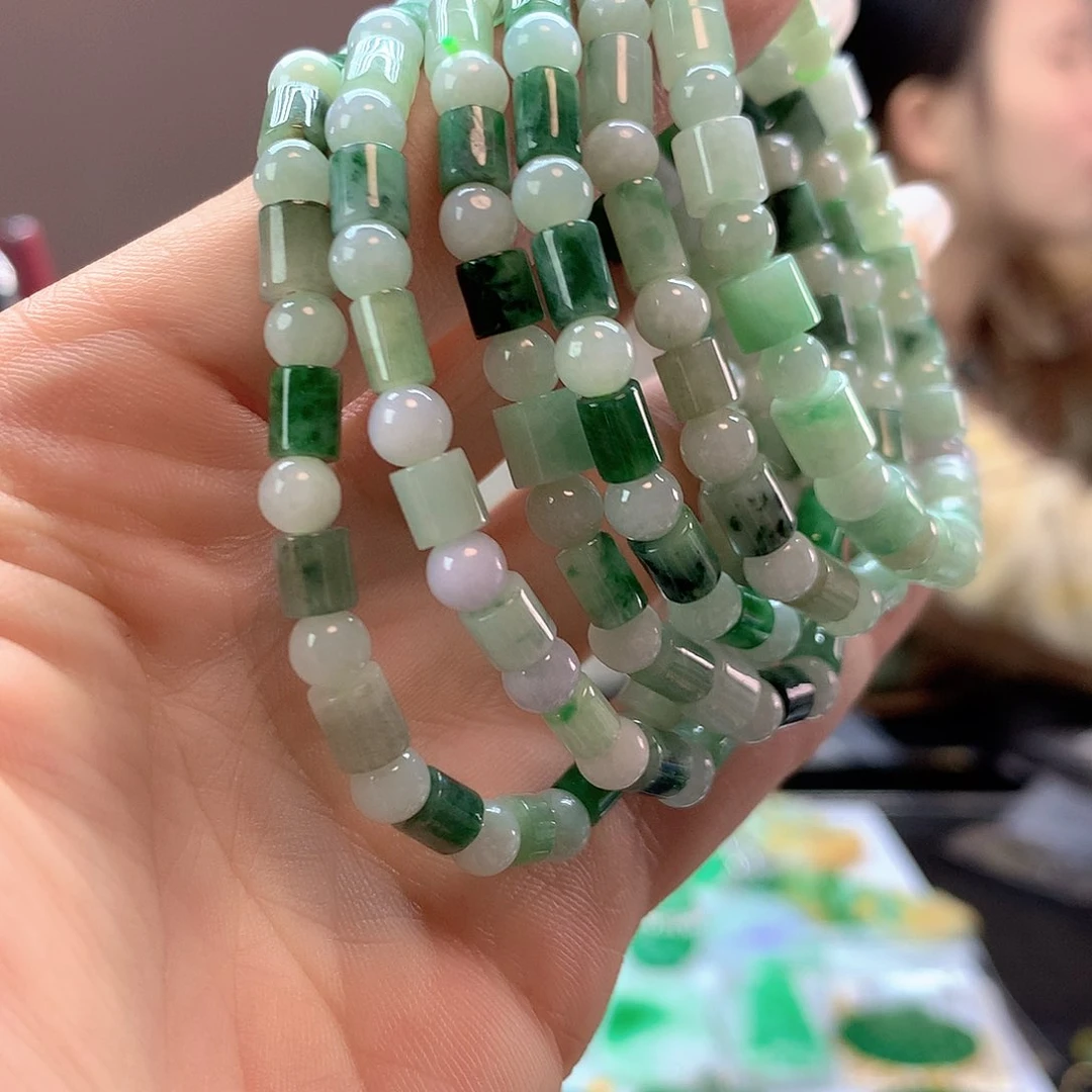 未镶嵌手链翡翠翡翠