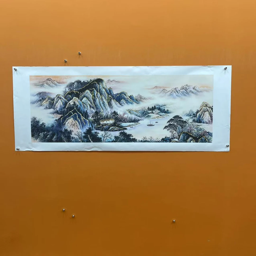 马迎春《紫气东来》小六尺托底  国墨堂