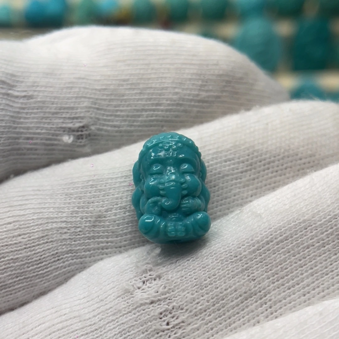 未镶嵌绿松石颈饰卡10.7-15.2-9