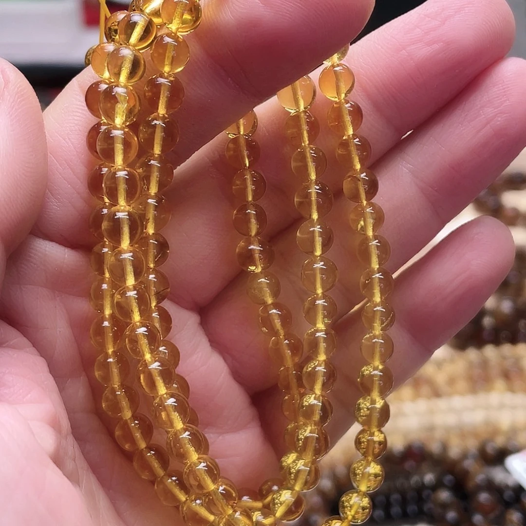 琥珀裸石未镶嵌五