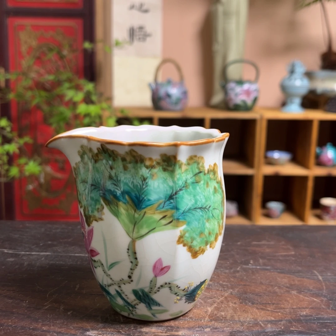 柴烧手工手绘陶瓷