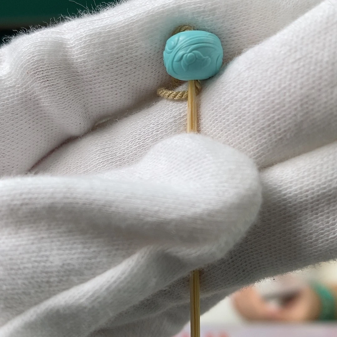 绿松石未镶嵌挂件蝶恋花