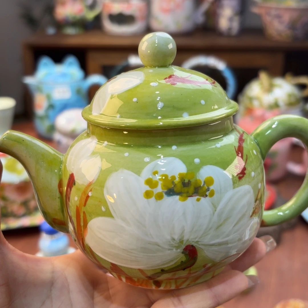 景德镇手绘高温釉下彩陶瓷茶具景德镇手绘高温釉下彩陶瓷茶具