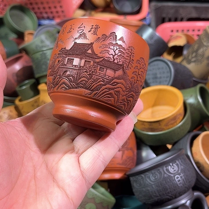 茶杯紫砂全手工紫砂主人杯