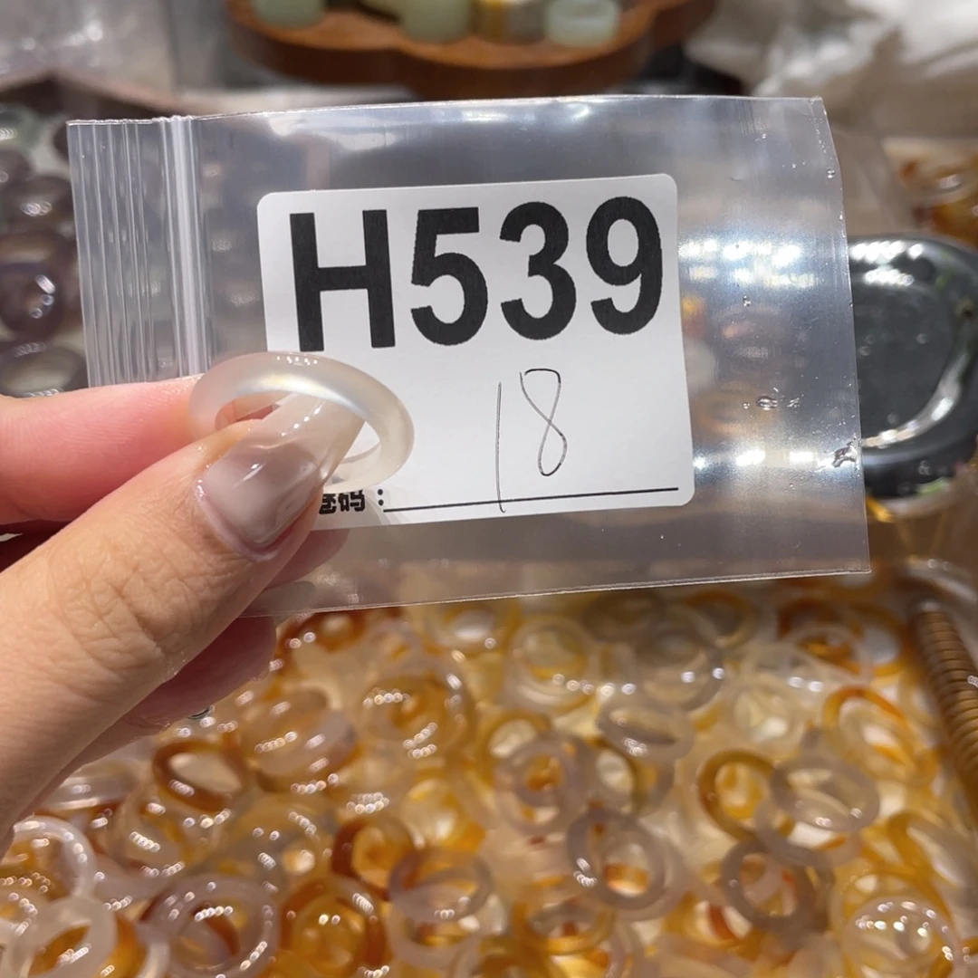 玛瑙/玉髓未镶嵌戒指539