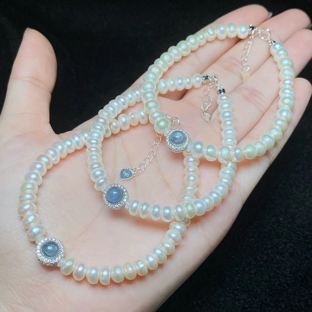 【云上叙】 V21072-K 淡水珍珠DIY手链-多样性发一件-5mm（商城）