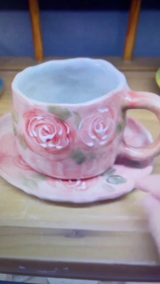 手绘高温釉下彩陶瓷