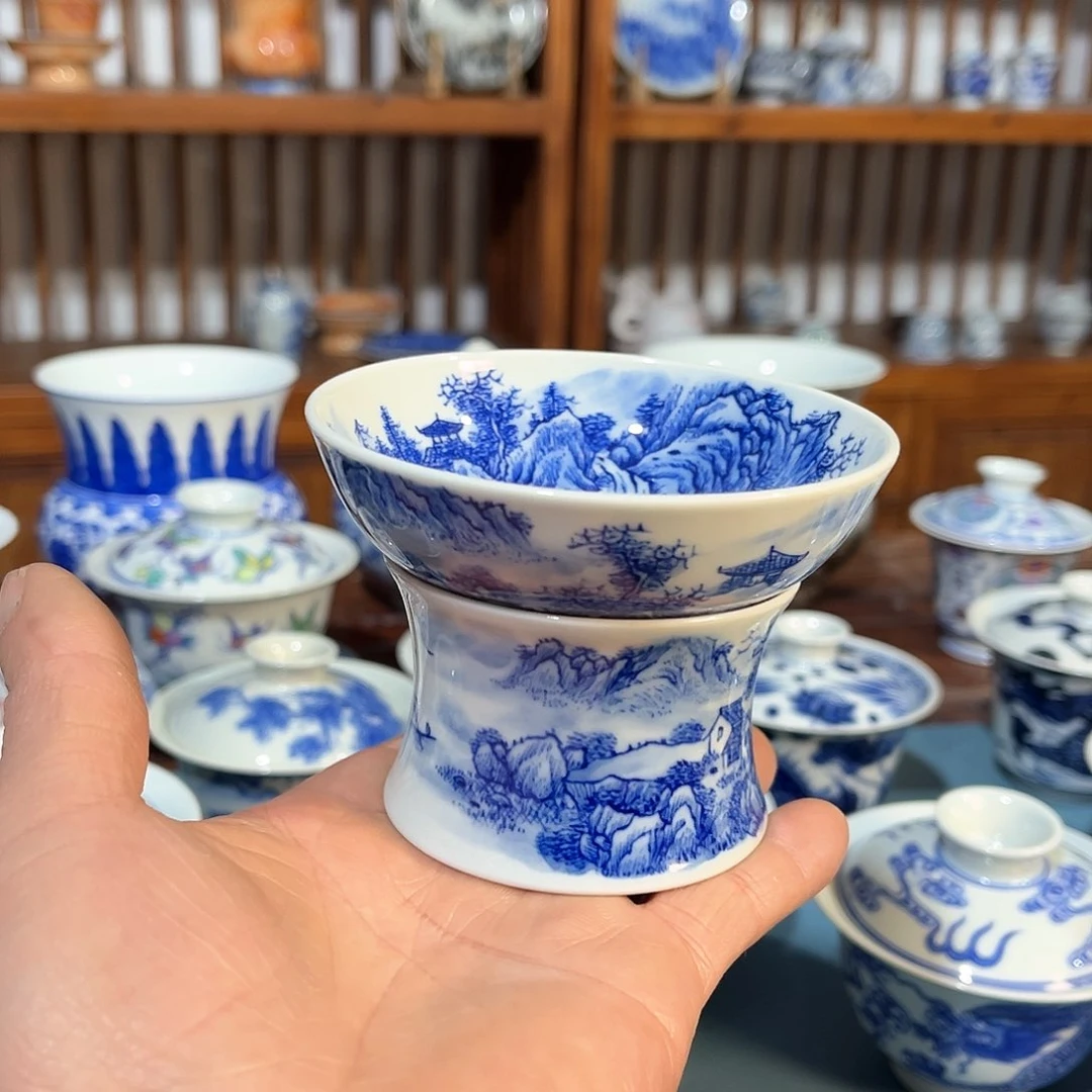 錡镇堂手工手绘茶漏