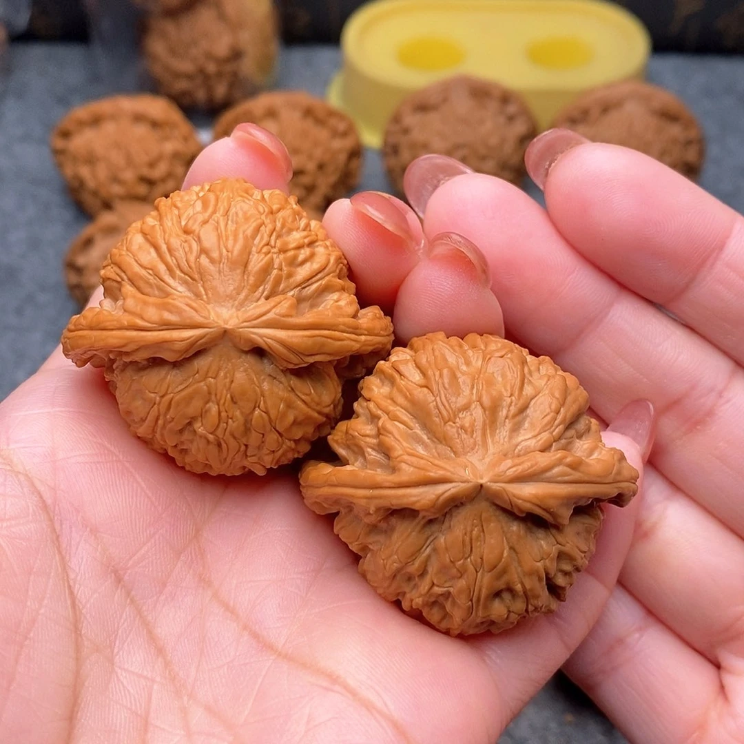 文玩核桃把件老*精品白狮子44全品