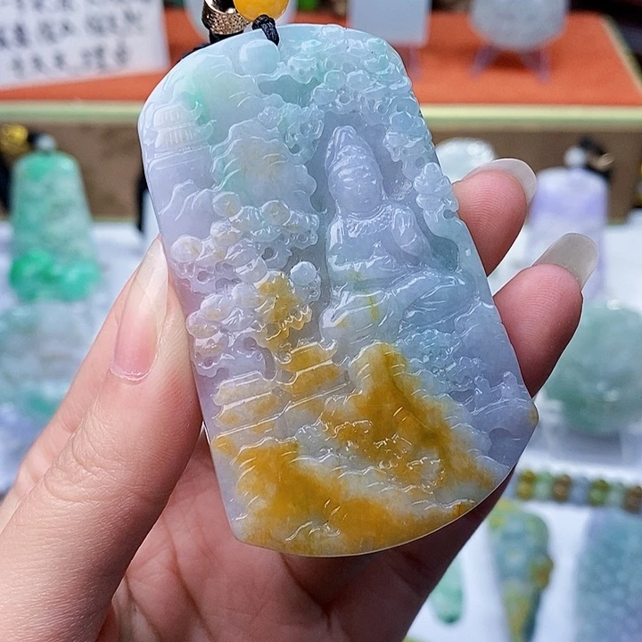 颈饰未镶嵌翡翠翡翠