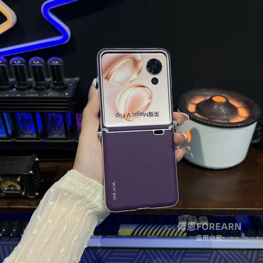 适用于荣耀magicvflip手机壳小折叠magic vflip女手提挂绳保护套