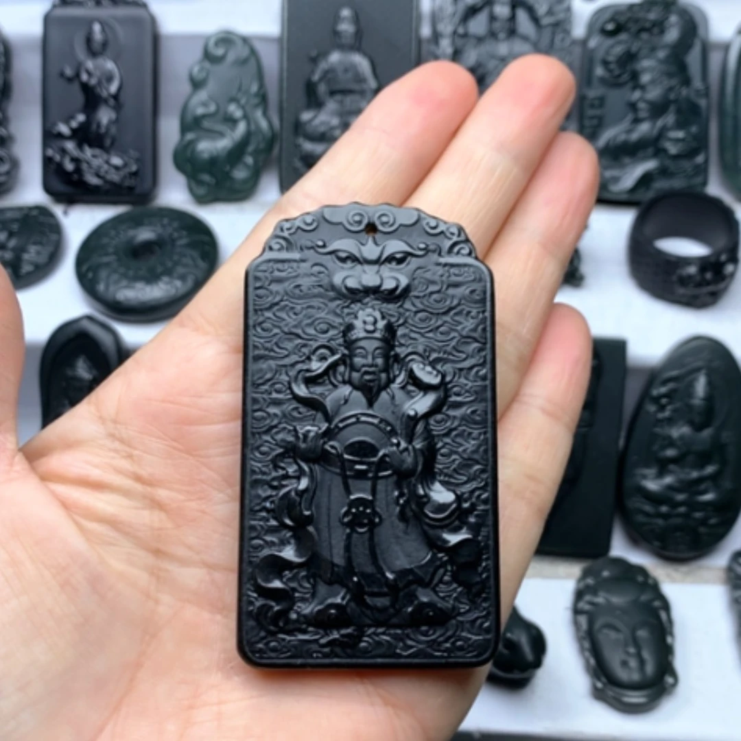 【闪购商品】和田玉颈饰未镶嵌用*双面雕刻