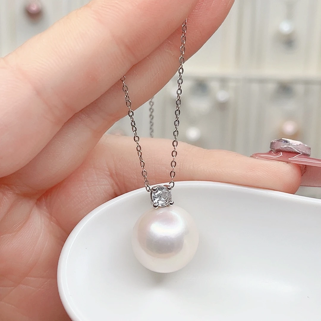 合金吊坠(赠链)淡水珍珠14