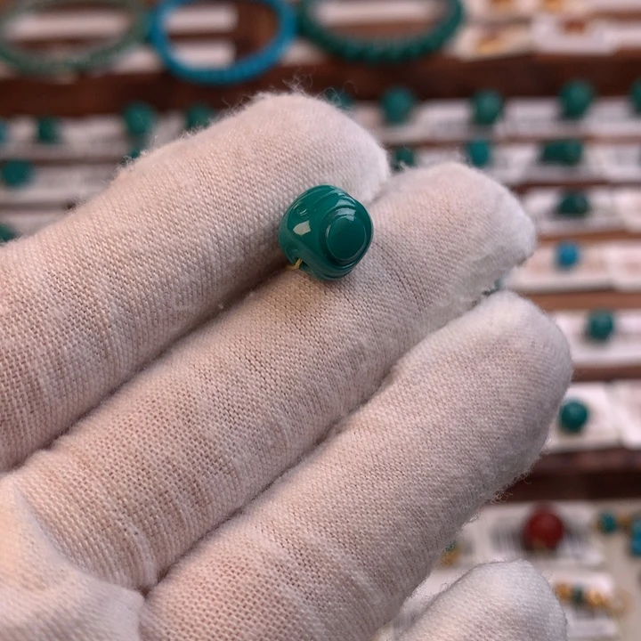 未镶嵌绿松石配饰j9*8.3