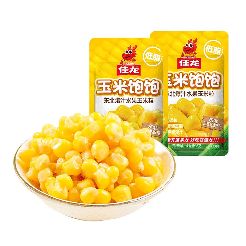 玉米粒！佳龙玉米饱饱东北爆汁水果玉米粒36克零食新疆包邮