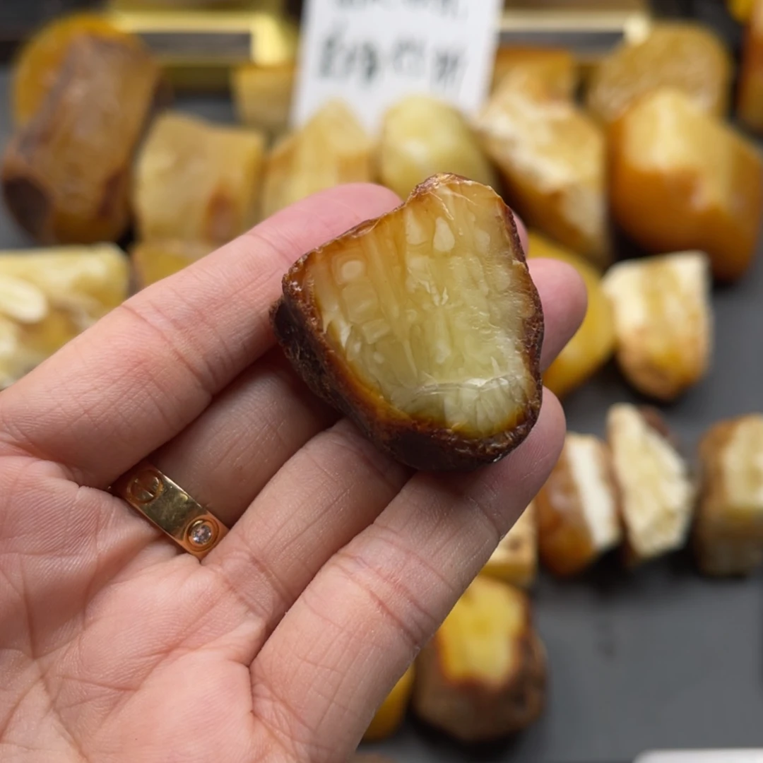 【闪购商品】未镶嵌定制琥珀天然琥珀蜜蜡原石定制