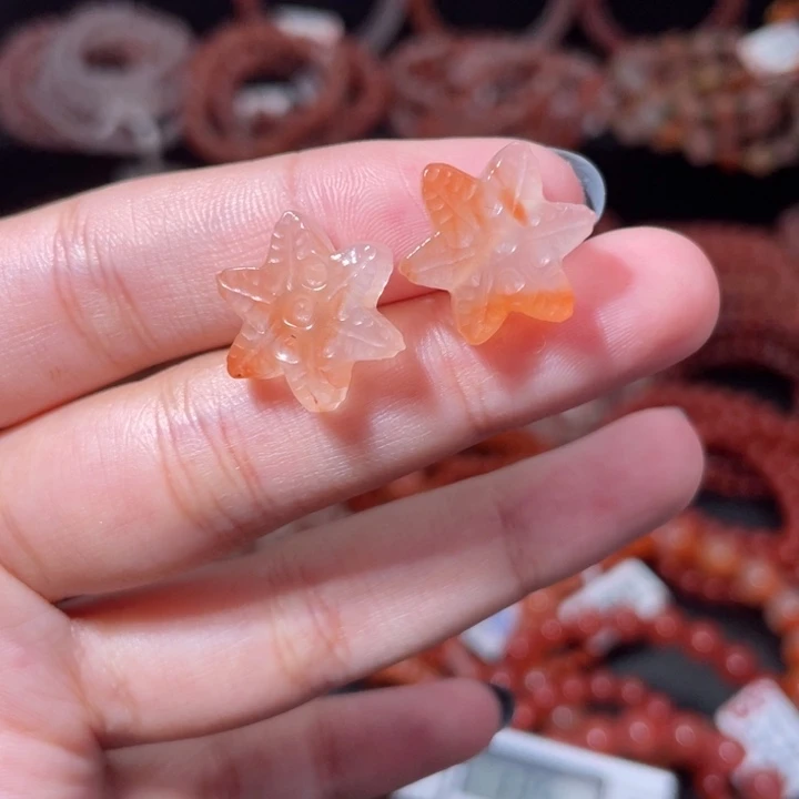 南红玛瑙未镶嵌雪花1846