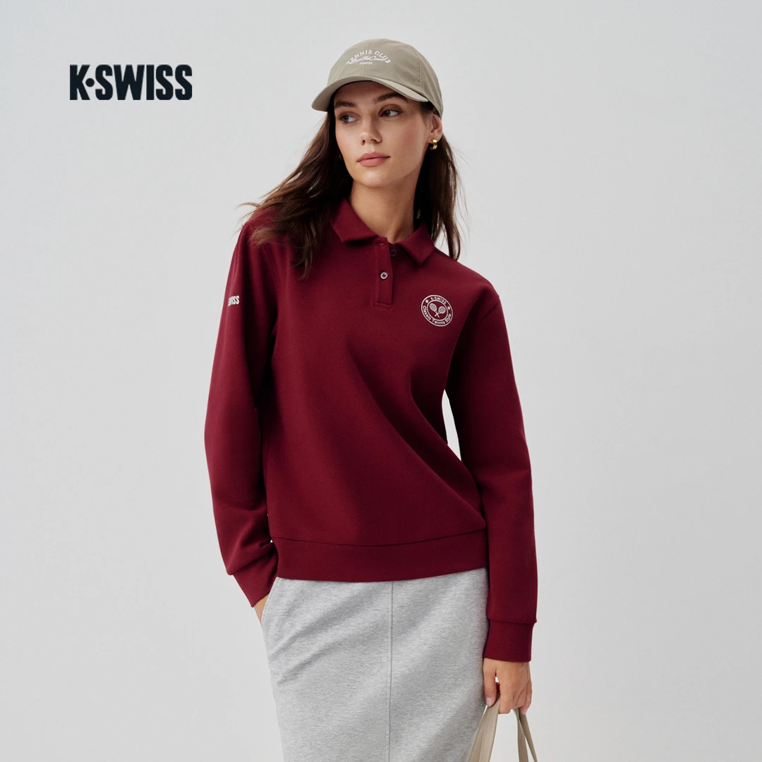 KSWISS盖世威外套女 25秋季新款时尚舒适运动休闲宽松外套1912108