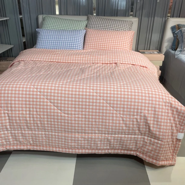 色织水洗棉夏凉被