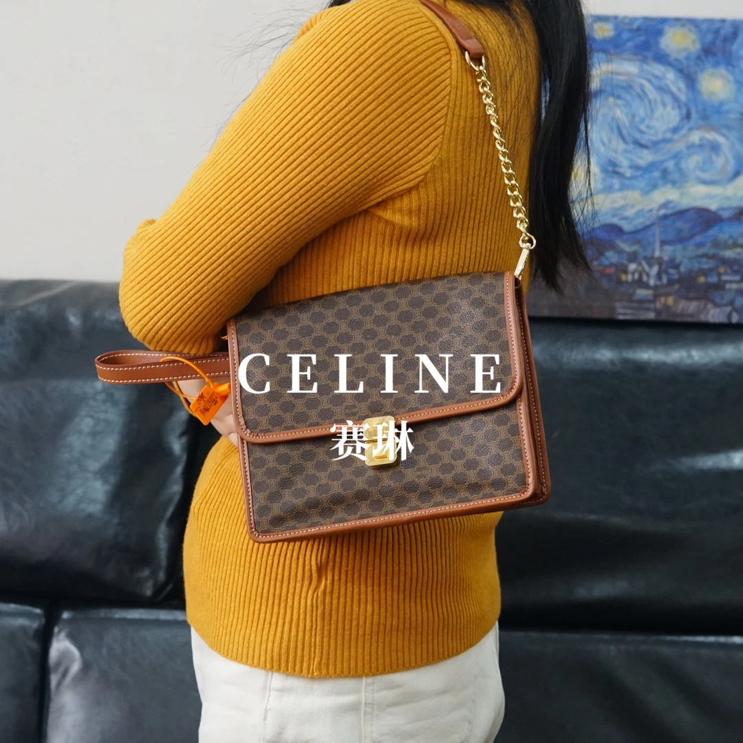 95新 Celine/思琳  老花单肩包/FYJJ11617806/7806