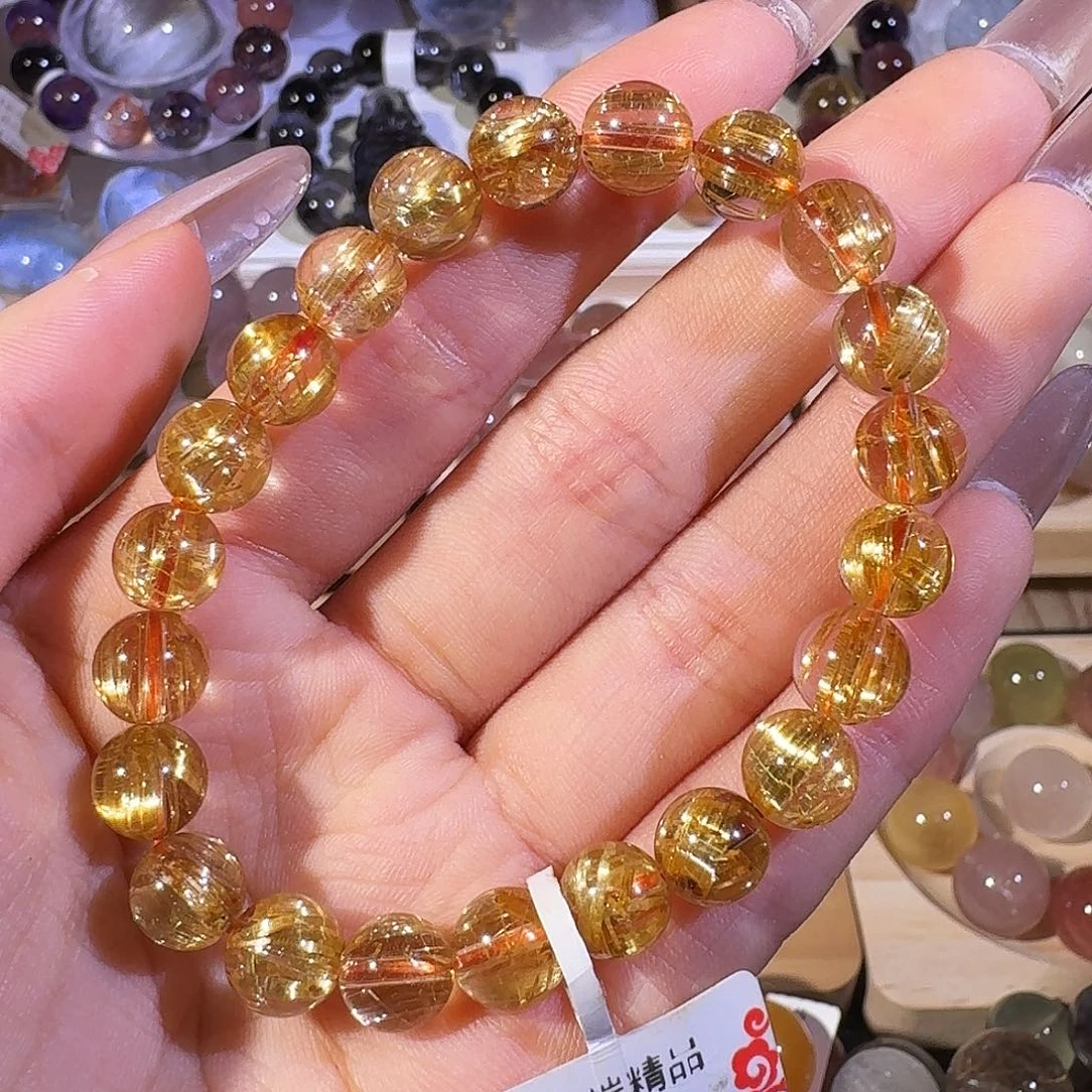 水晶手链未镶嵌天然水晶发晶手串2