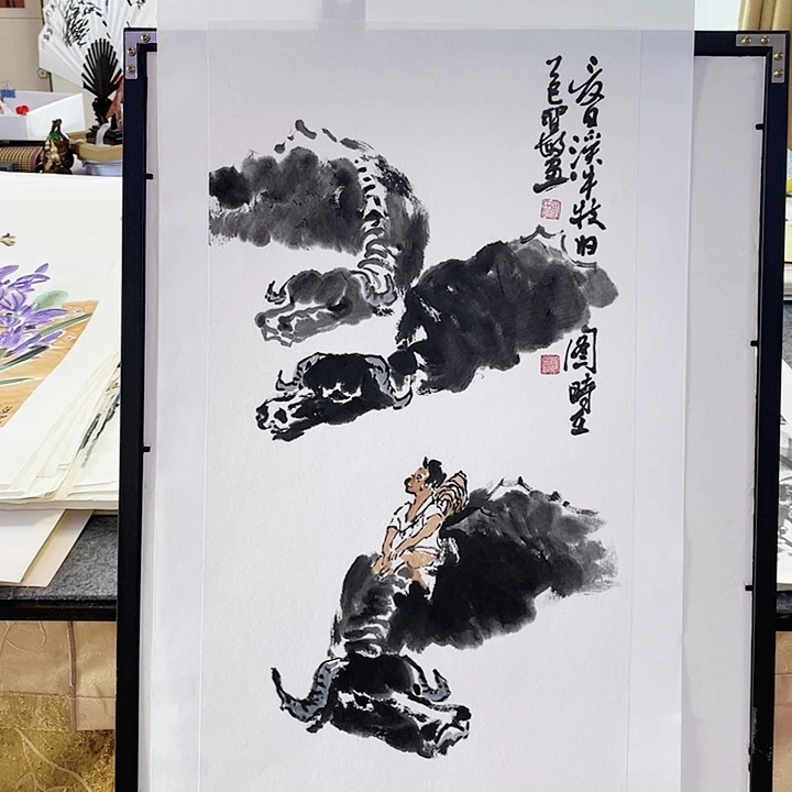 国画张圣敏先生纯手绘作品