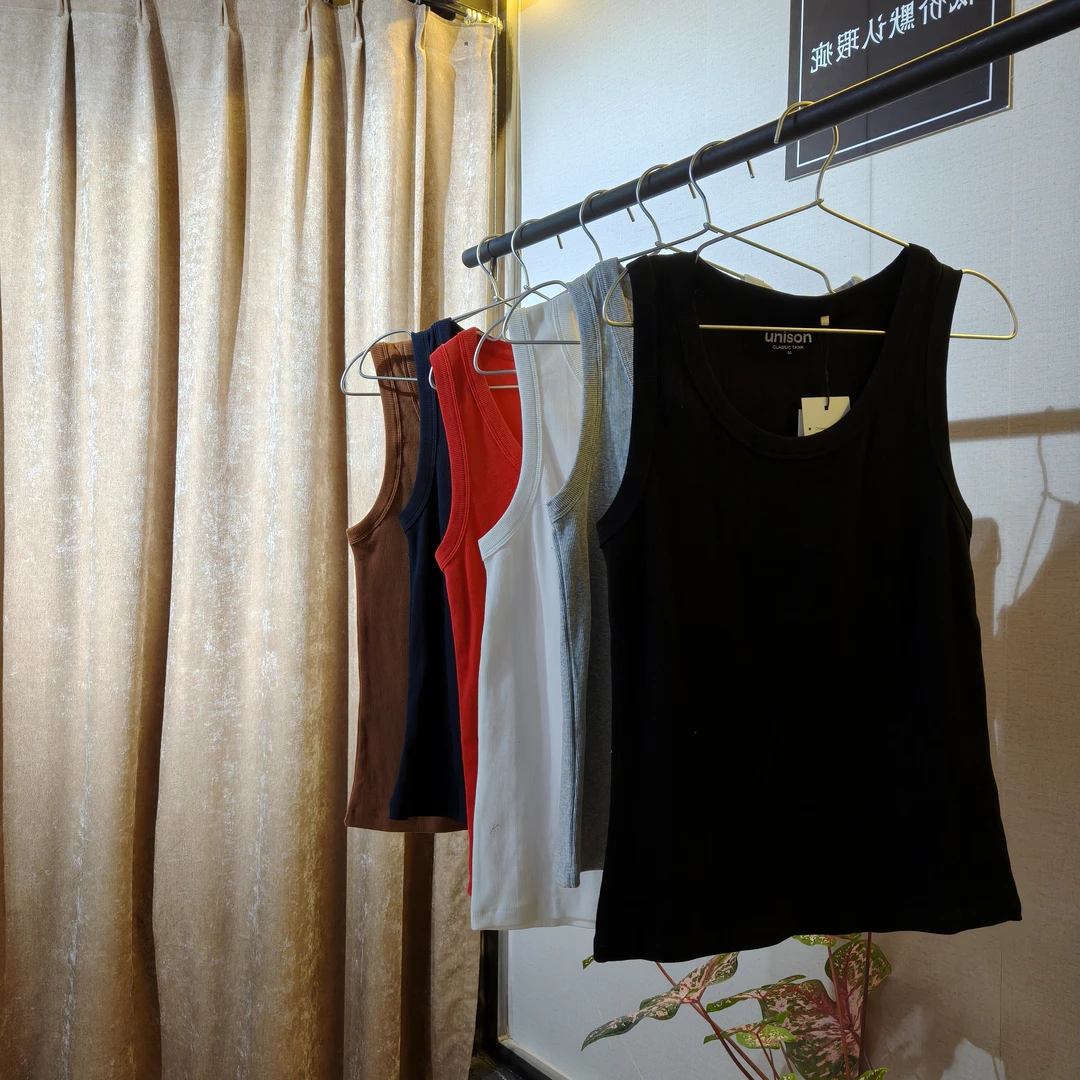 Unis*n螺纹棉背心NO退换