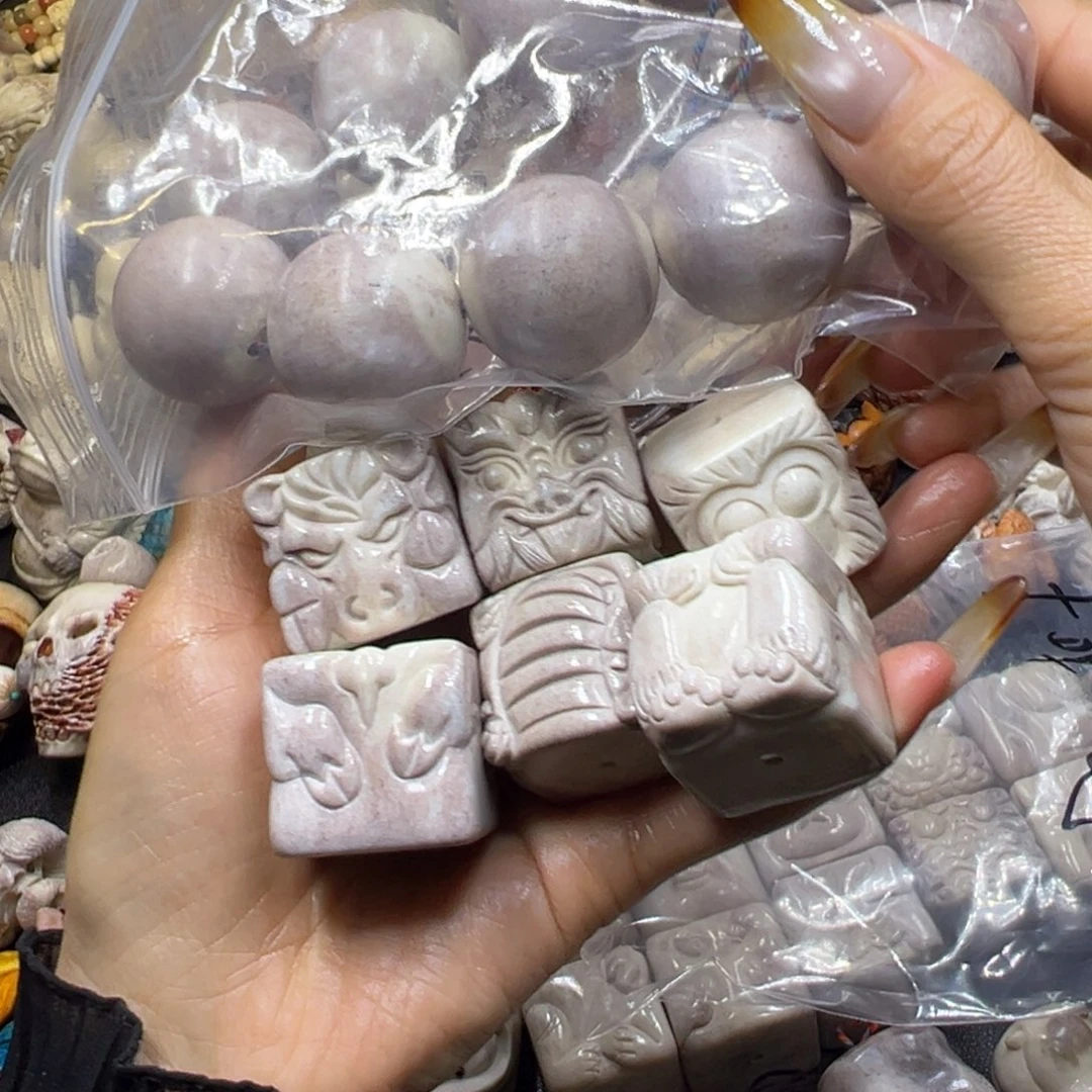 大***花鹿骨手串/手链鹿角