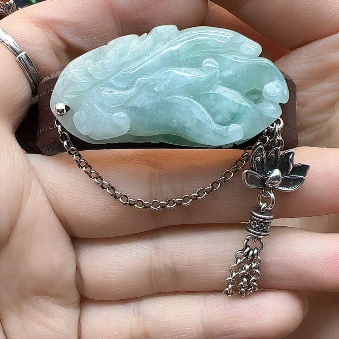 翡翠戒指未镶嵌炸