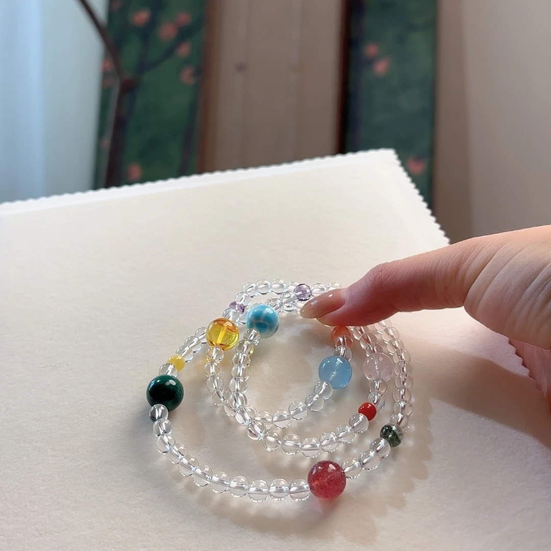 水晶手链未镶嵌设计款