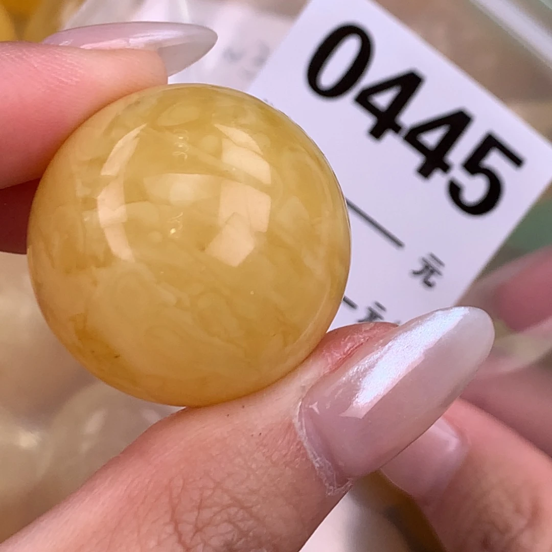 蜜蜡未镶嵌珠宝奇石29.7粉