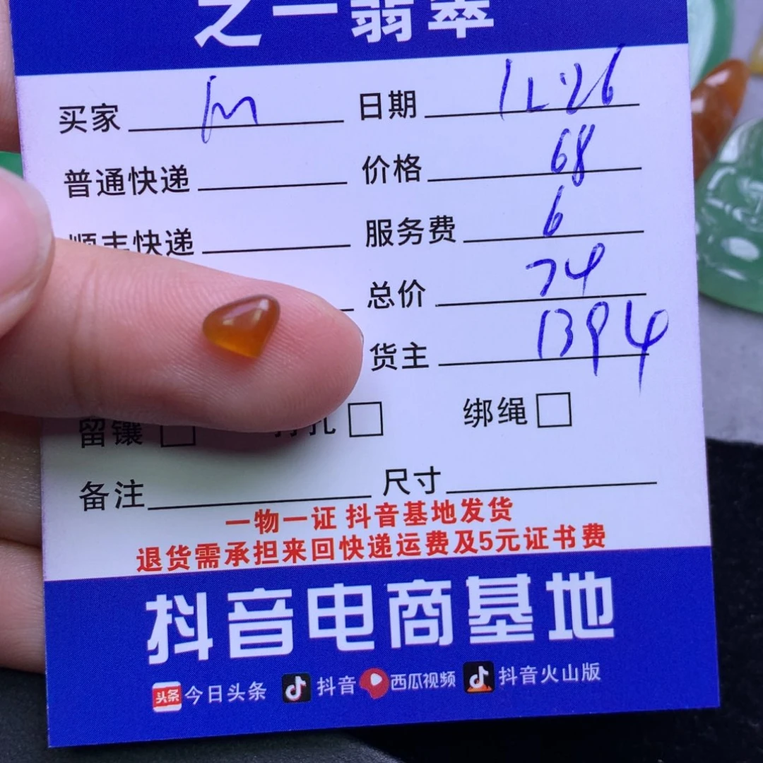 颈饰未镶嵌翡翠m**宁