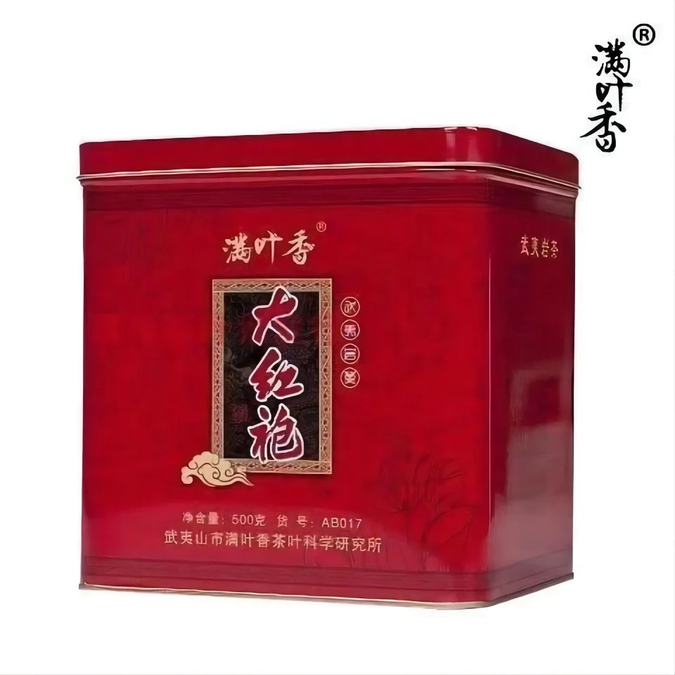 家庭用茶 潮汕 满叶香AB017 大红袍乌龙茶 武夷山岩茶叶 罐装散装