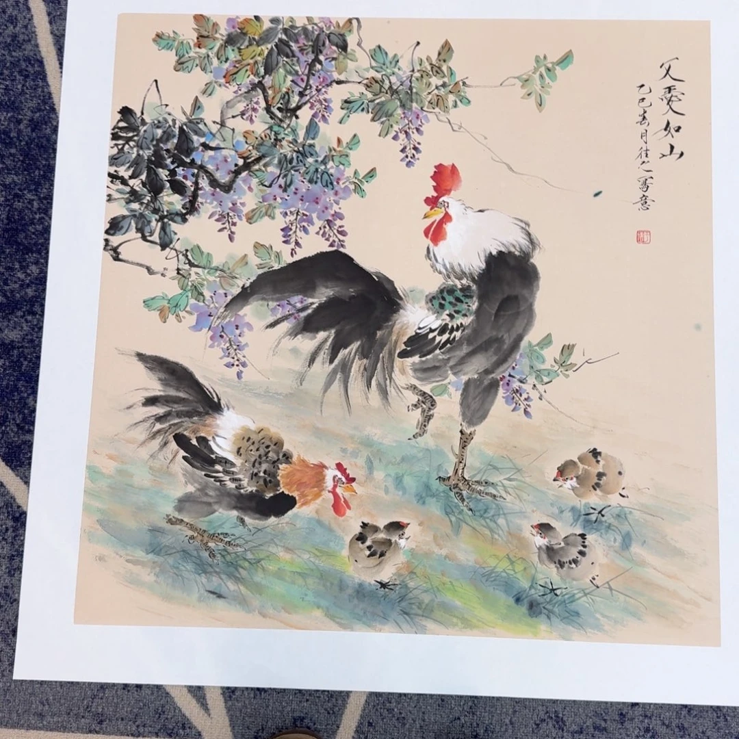 国画国画作品山水花鸟
