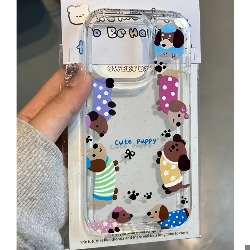 WildFire腊肠狗派对适用iPhone16苹果14promax手机壳13太空壳15软