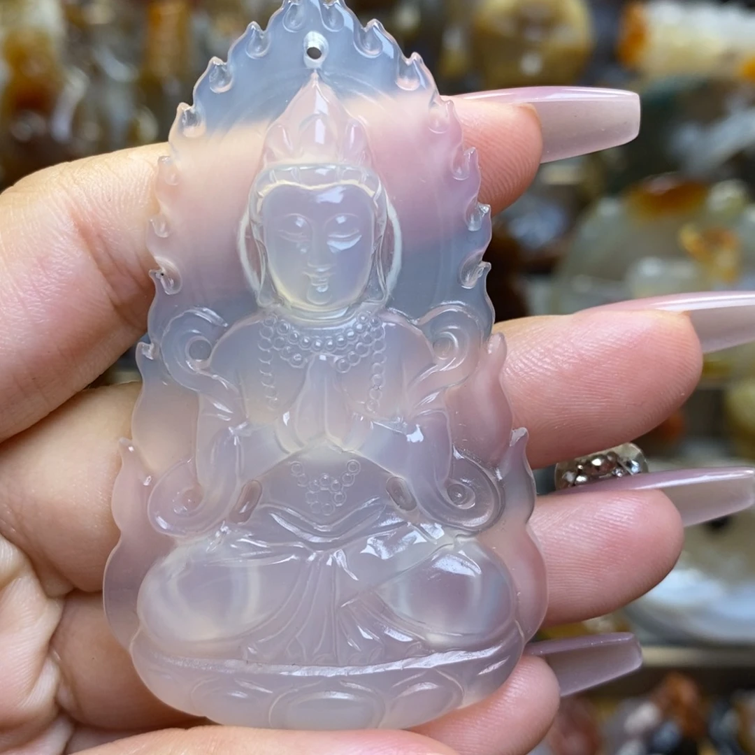 玛瑙/玉髓挂件未镶嵌