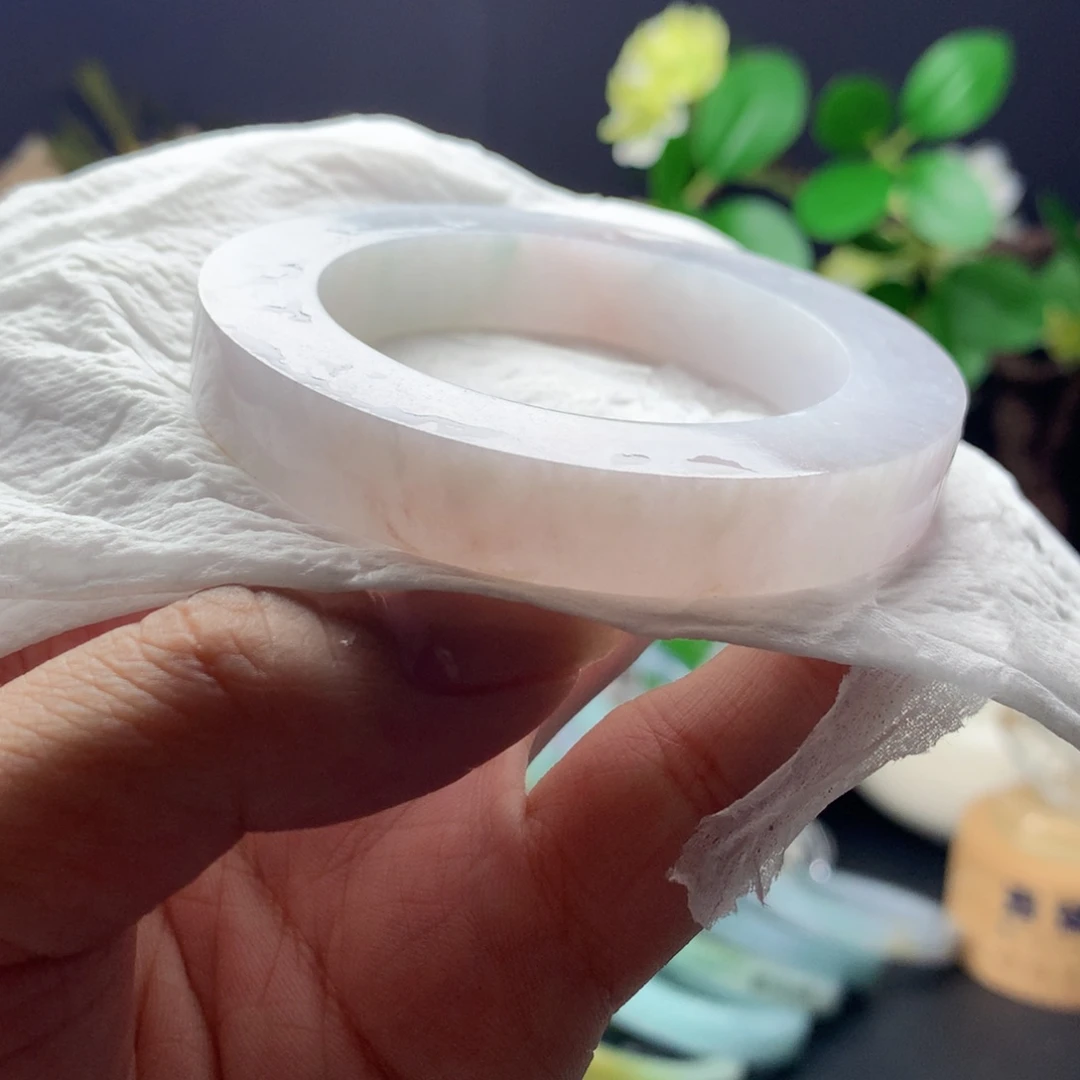 定制翡翠未镶嵌翡翠手镯51_55