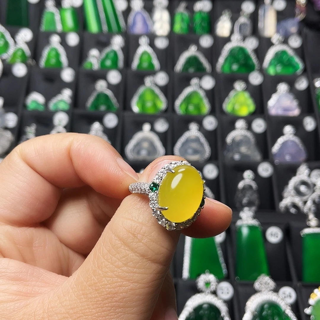 玛瑙/玉髓合金戒指