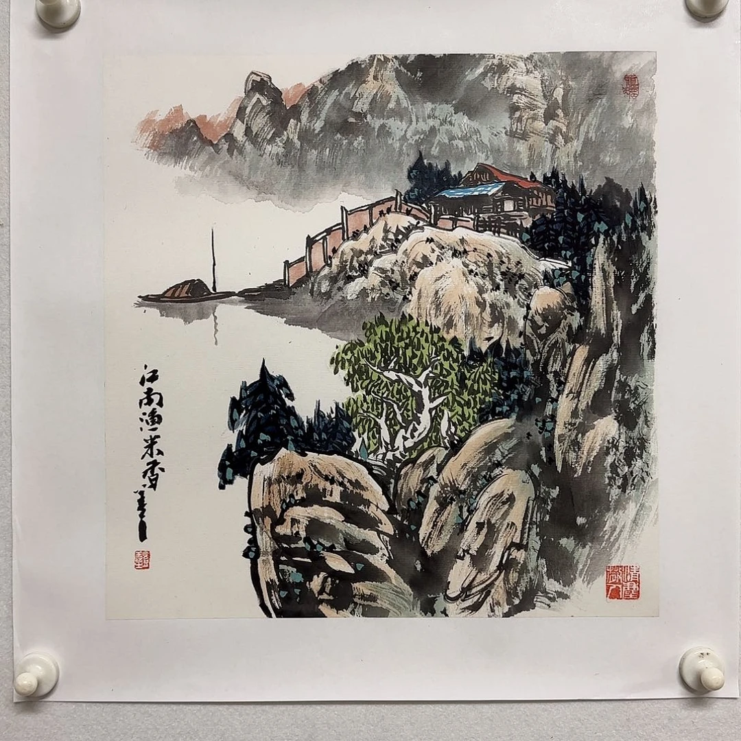 国画实力派画派画家作品