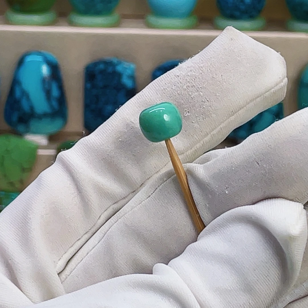 绿松石银S925镶嵌颈饰