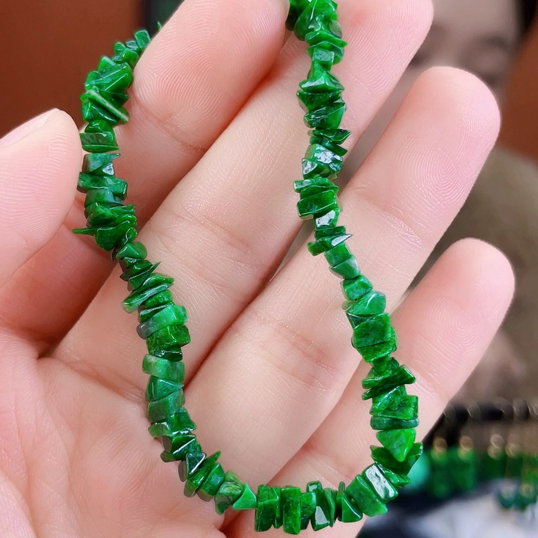 翡翠未镶嵌耳饰饰品