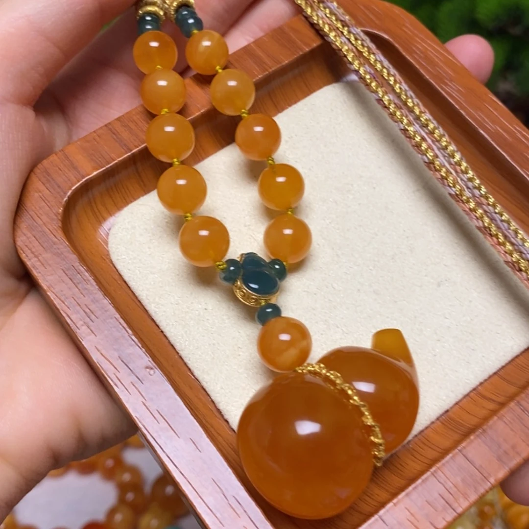 【闪购商品】蜜蜡颈饰未镶嵌项链