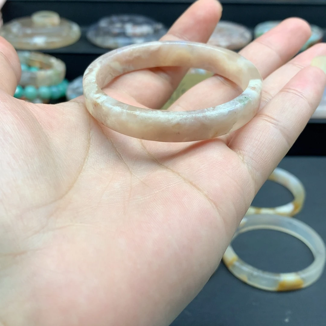 【闪购商品】玛瑙/玉髓手镯未镶嵌懒***慧