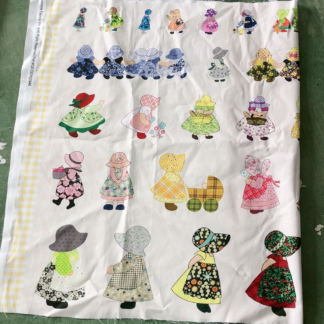 0.65米价纯棉平布1.1米宽果子布艺小块